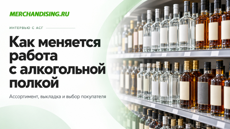 От ассортимента до выкладки: как меняется работа с алкогольной полкой