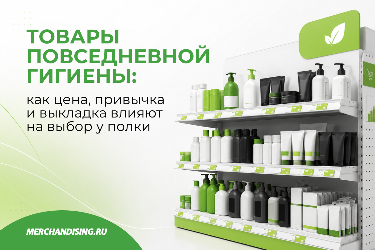 Товары повседневной гигиены: как цена, привычка и выкладка влияют на выбор у полки
