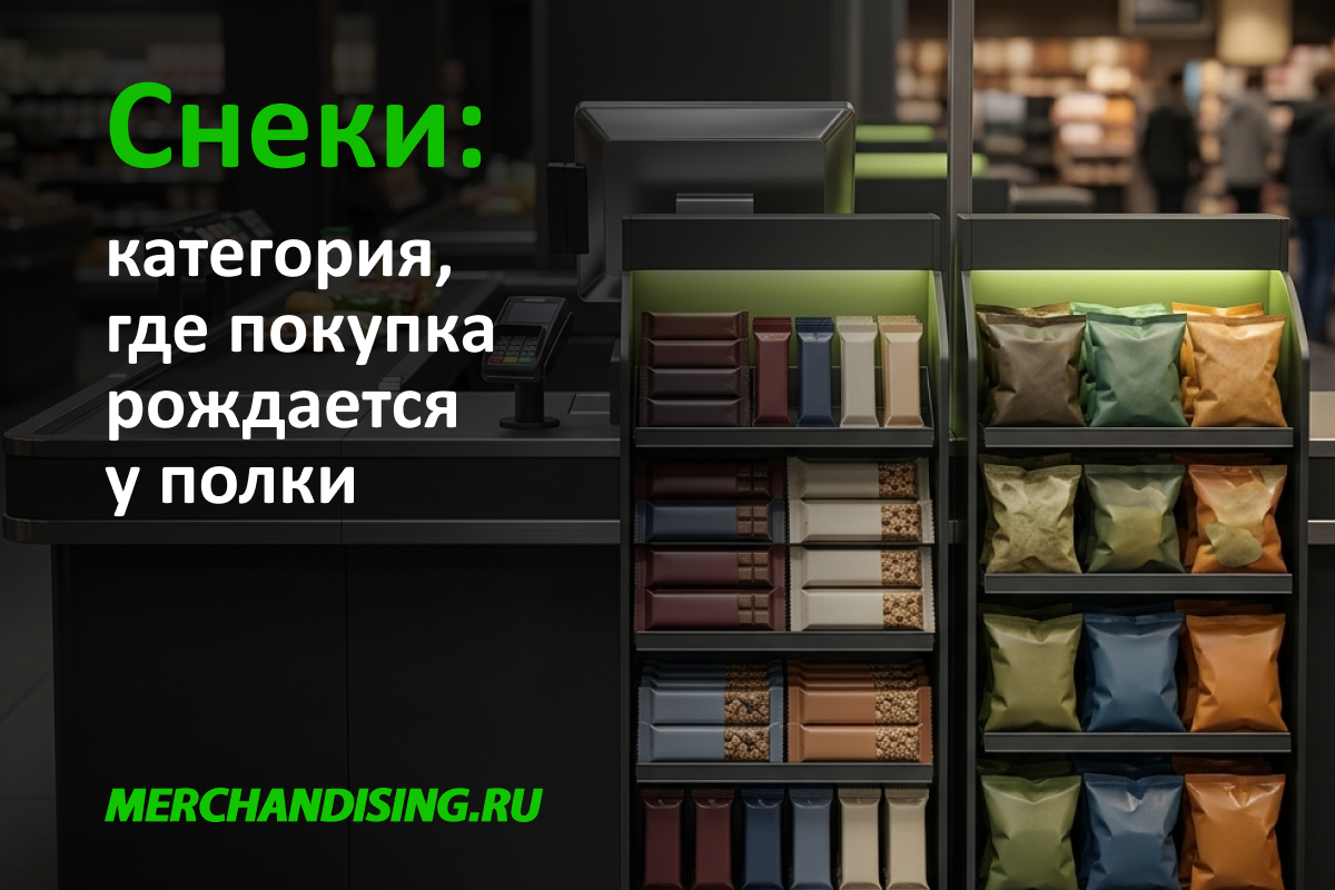 Снеки: категория, где покупка рождается у полки